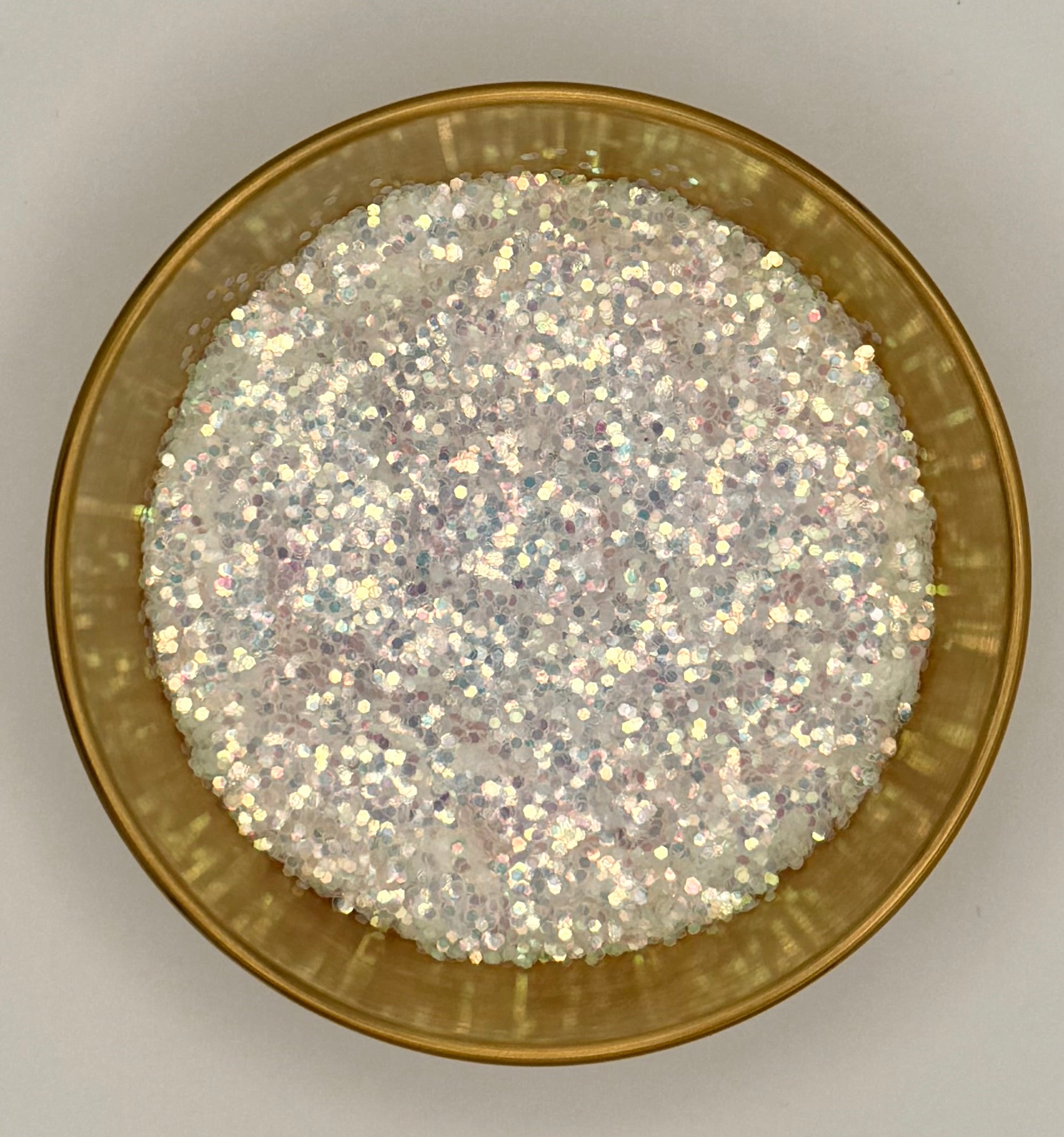 White Wedding Extra Chunky Iridescent Biodegradable Glitter