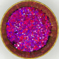 Purple Snowflakes Holographic Super Chunky Biodegradable Glitter