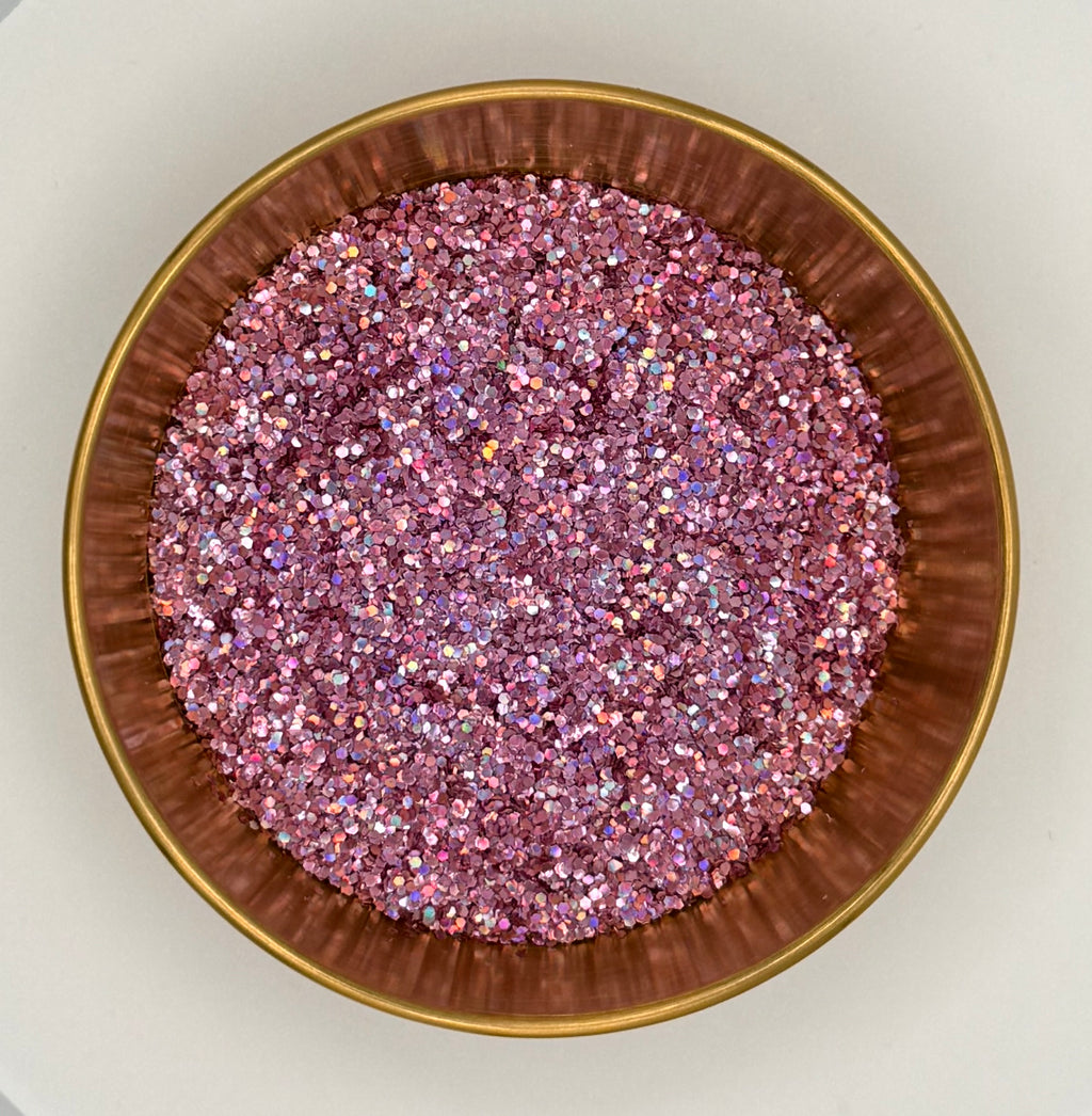 Bend and Snap Extra Chunky Pink Holographic Biodegradeable Glitter