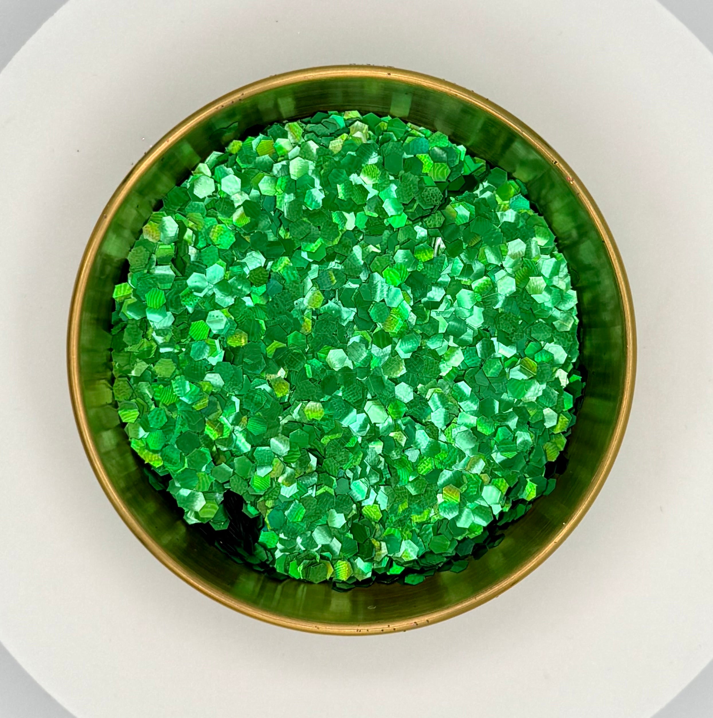 Puff Green Super Chunky Holographic Green Biodegradeable Glitter