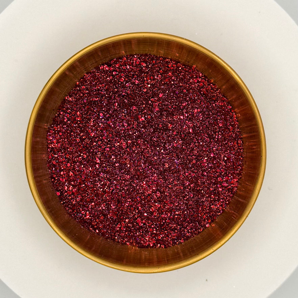 Scarlet Maroon Biodegradeable Glitter Mix