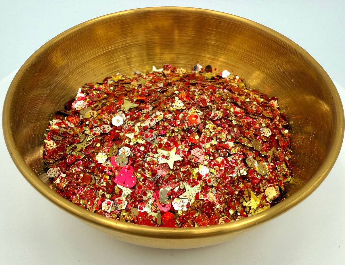 The Red & Gold Alchemy Biodegradeable Glitter Mix