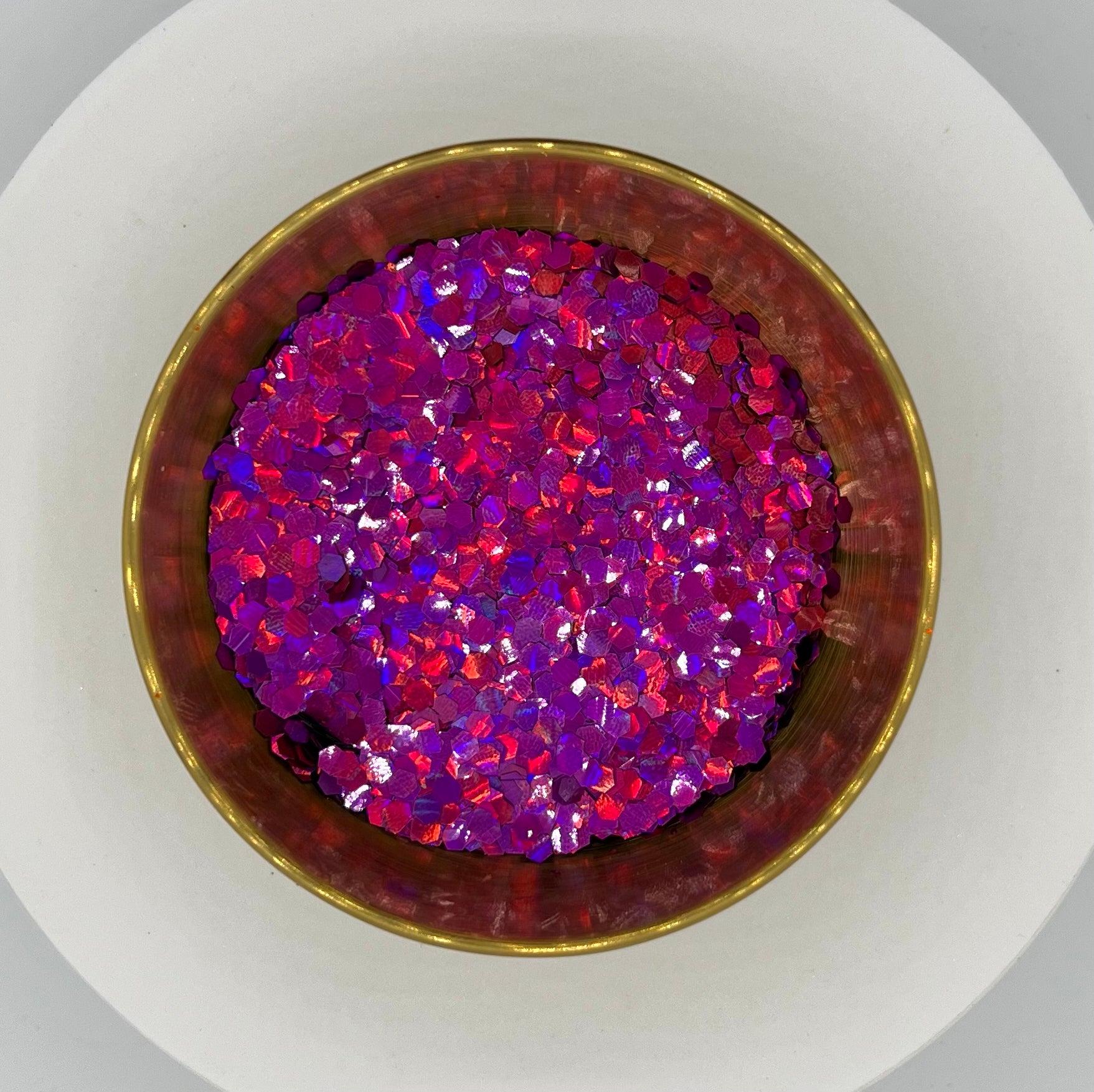 Purple Snowflakes Holographic Super Chunky Biodegradable Glitter