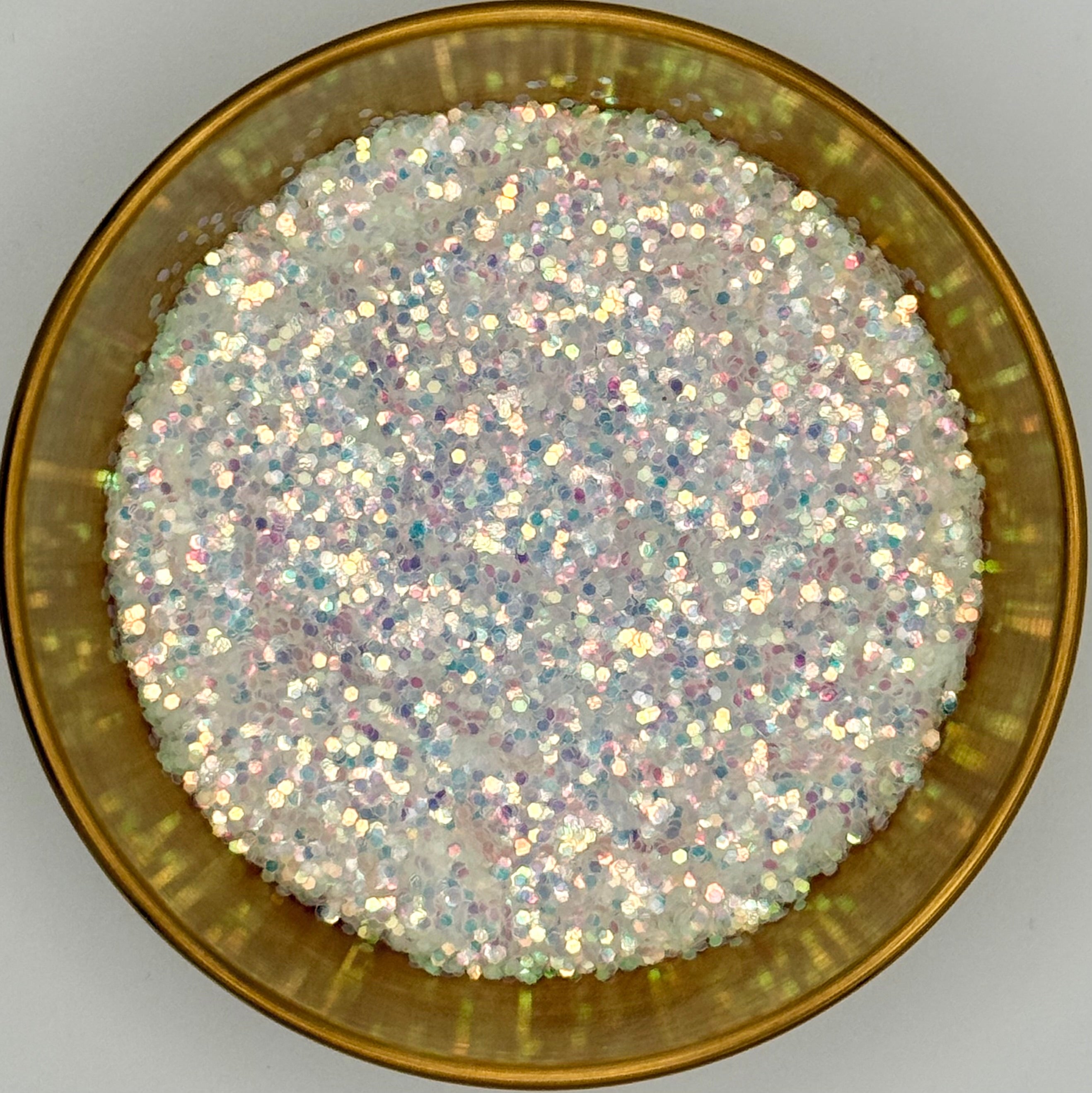 White Wedding Extra Chunky Iridescent Biodegradable Glitter