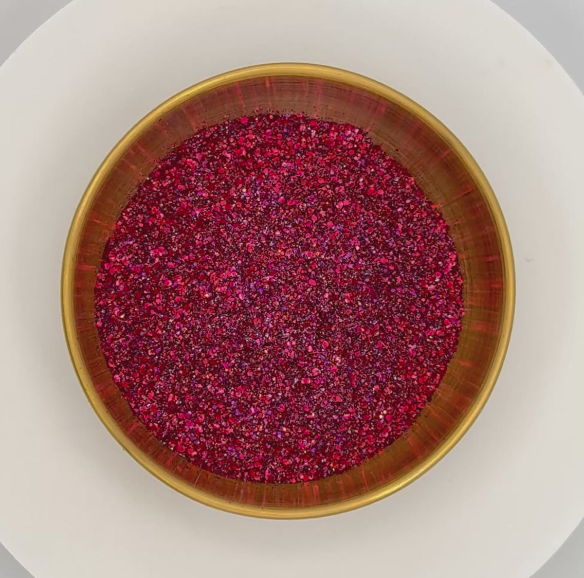 Scarlet Maroon Biodegradeable Glitter Mix