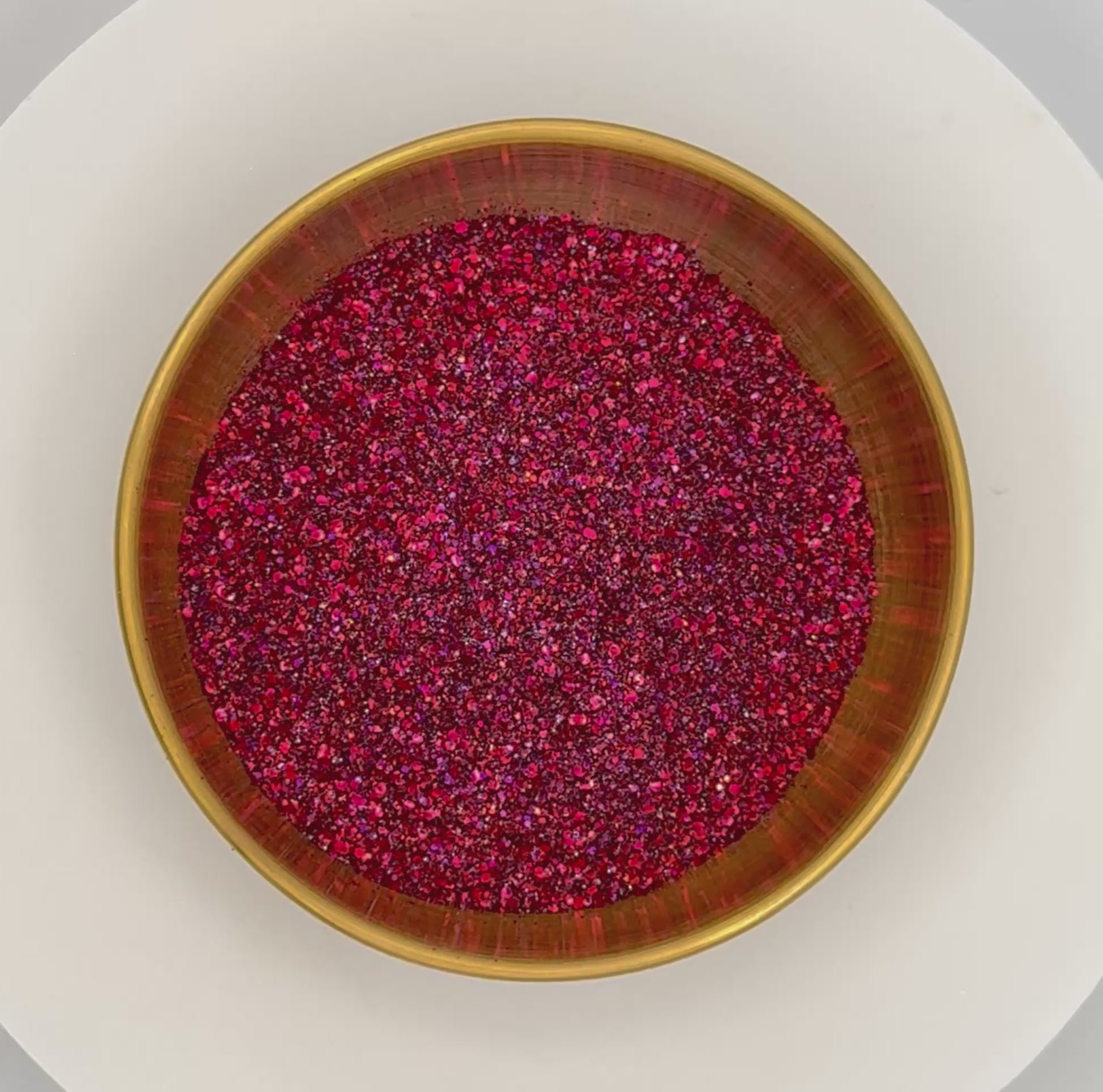 Scarlet Maroon Biodegradeable Glitter Mix