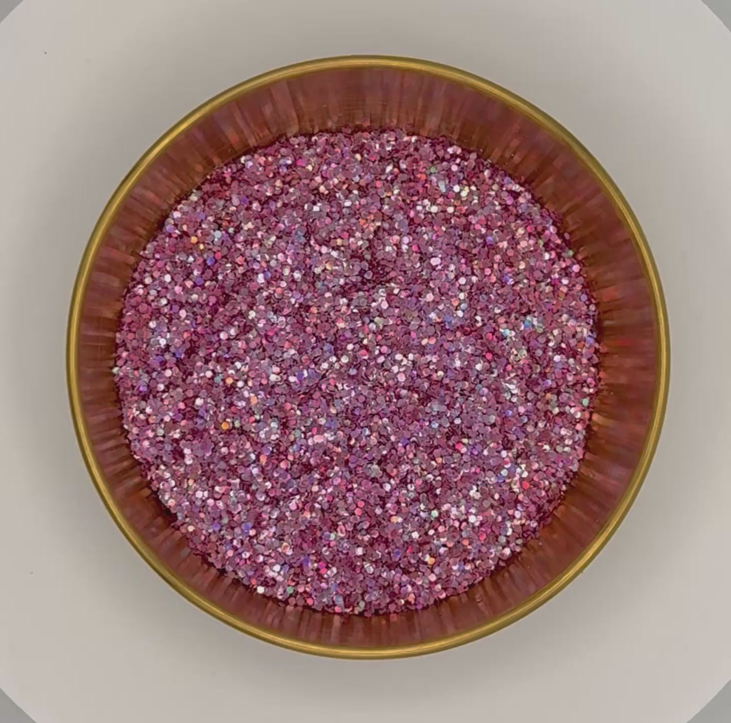 Bend and Snap Extra Chunky Pink Holographic Biodegradeable Glitter