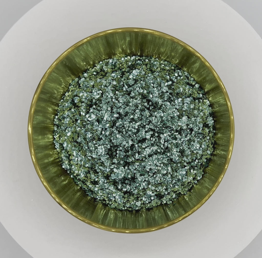 Green Shirt Extra Chunky Biodegradable Glitter