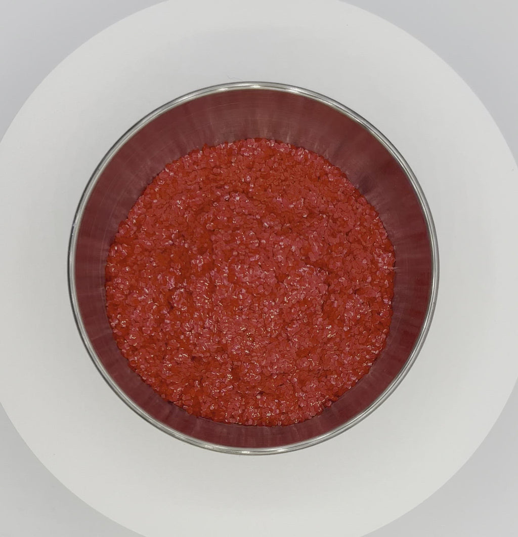 Red Corvette Chunky Translucent Biodegradable Glitter