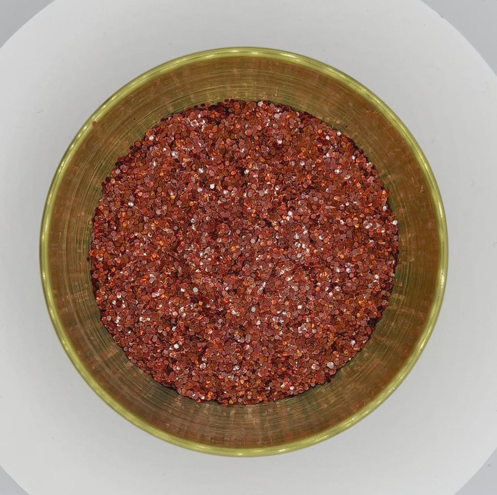 Ghostbuster Extra Chunky Red Holographic Biodegradable Glitter