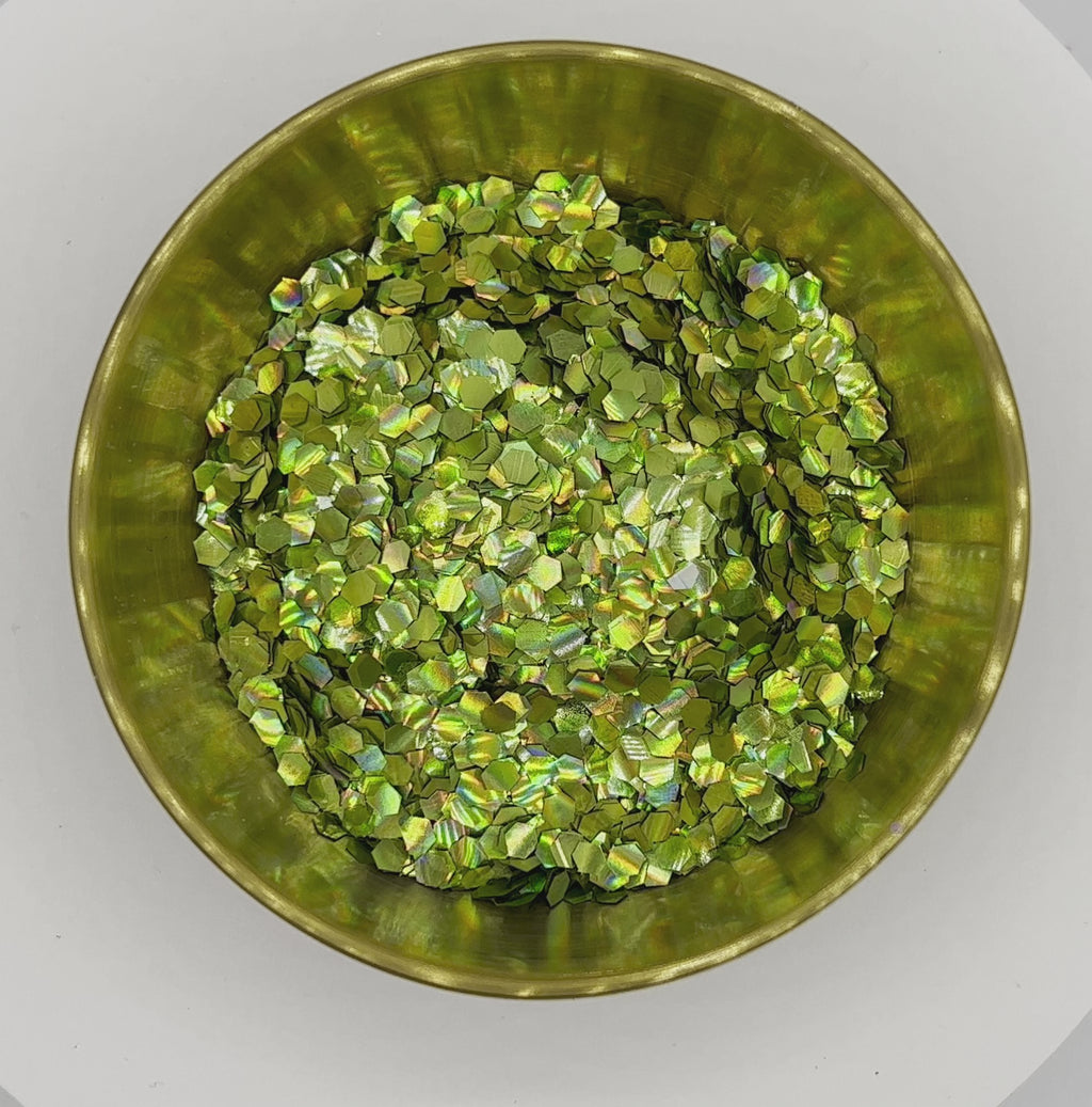 Holo Green Day Super Chunky Holographic Biodegradable Glitter