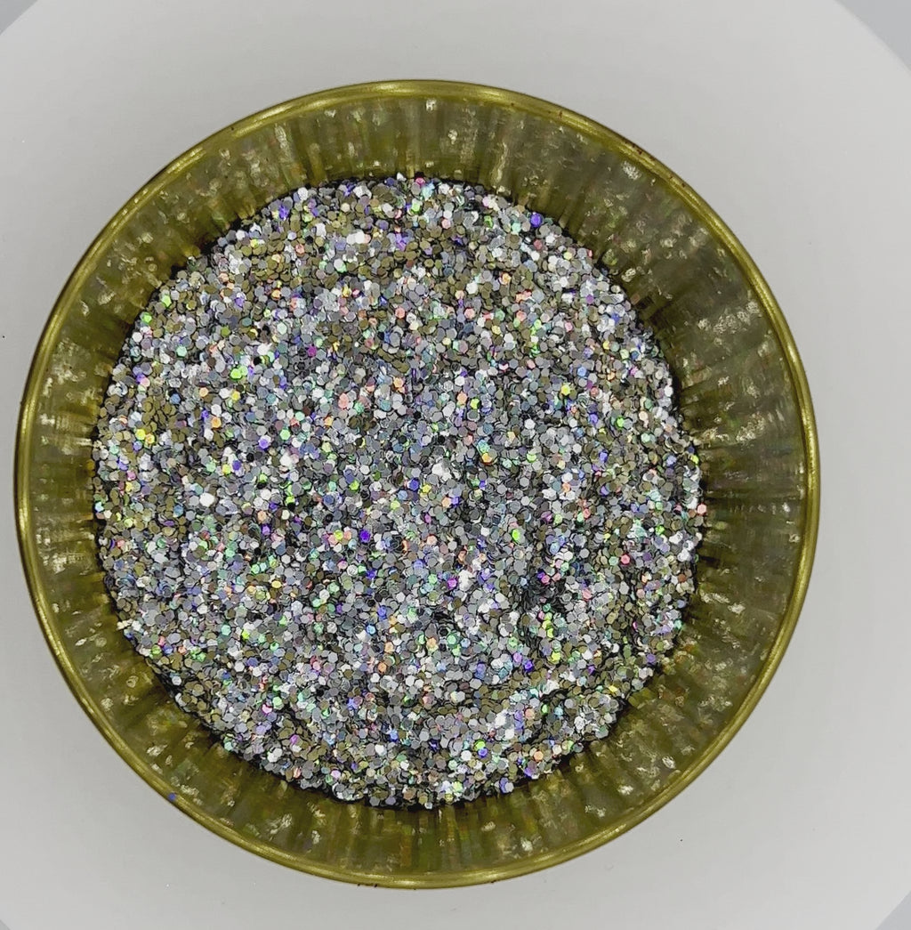 Jump Extra Chunky Holographic Silver Biodegradable Glitter
