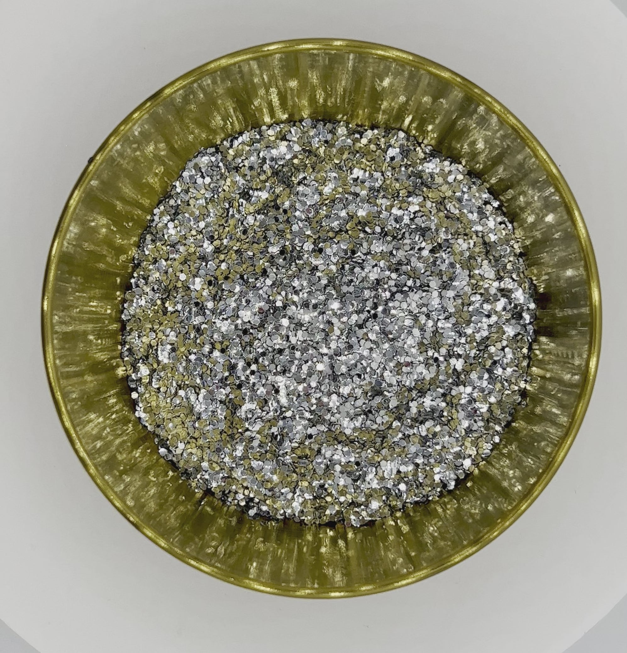 Silver Shadow Extra Chunky Biodegradable Glitter