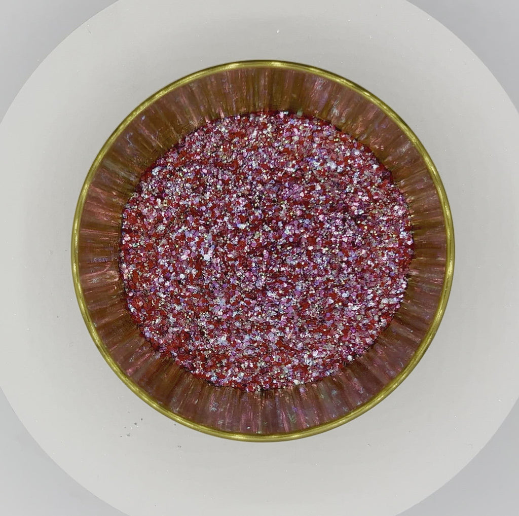 Lady in Red Biodegradable Glitter Mix