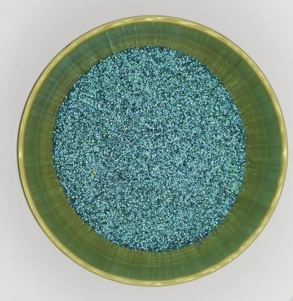 Contempo Casual Chunky Holographic Turquoise Biodegradable Glitter