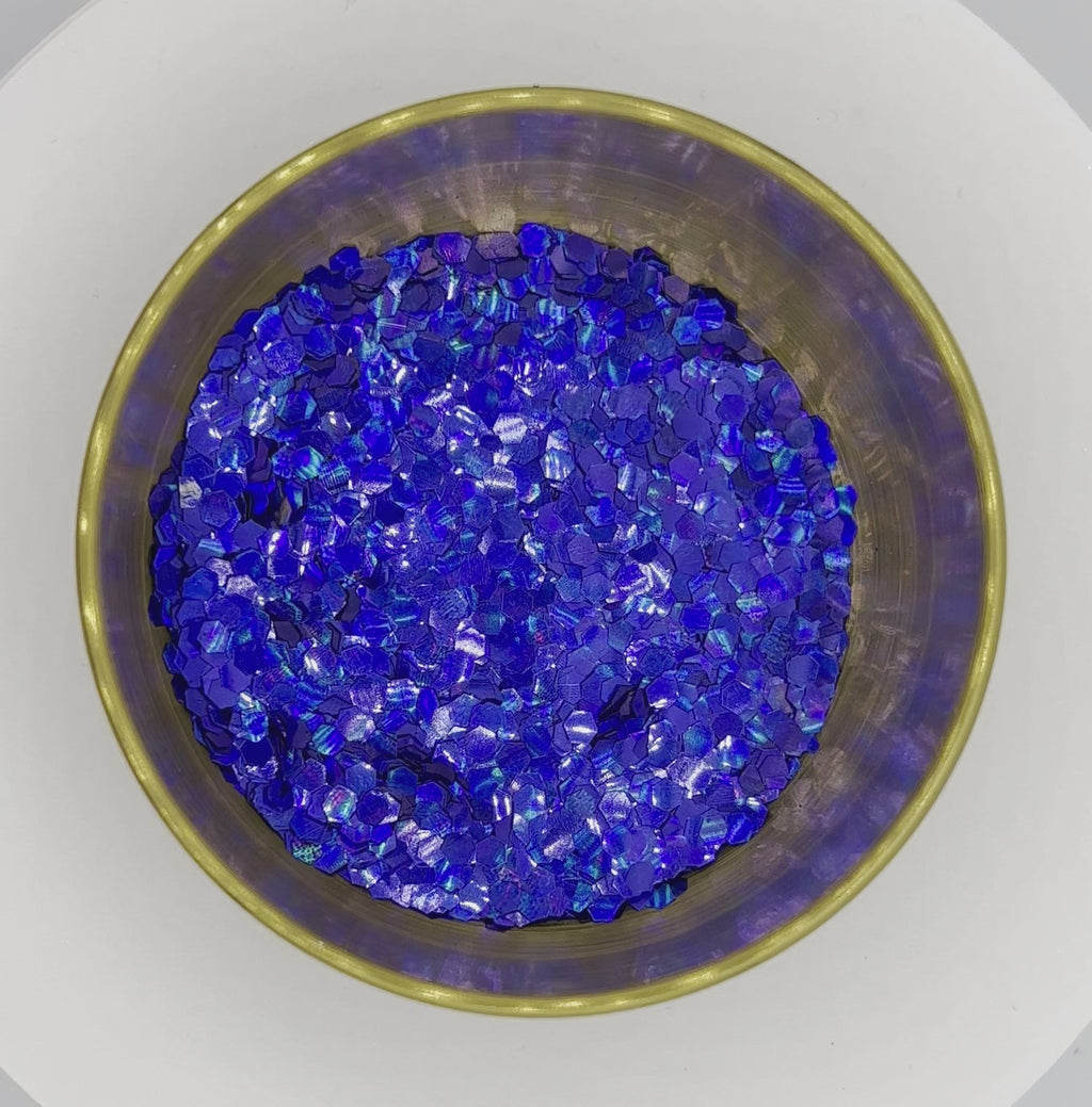 Serenity Now Super Chunky Holographic Biodegradable Glitter