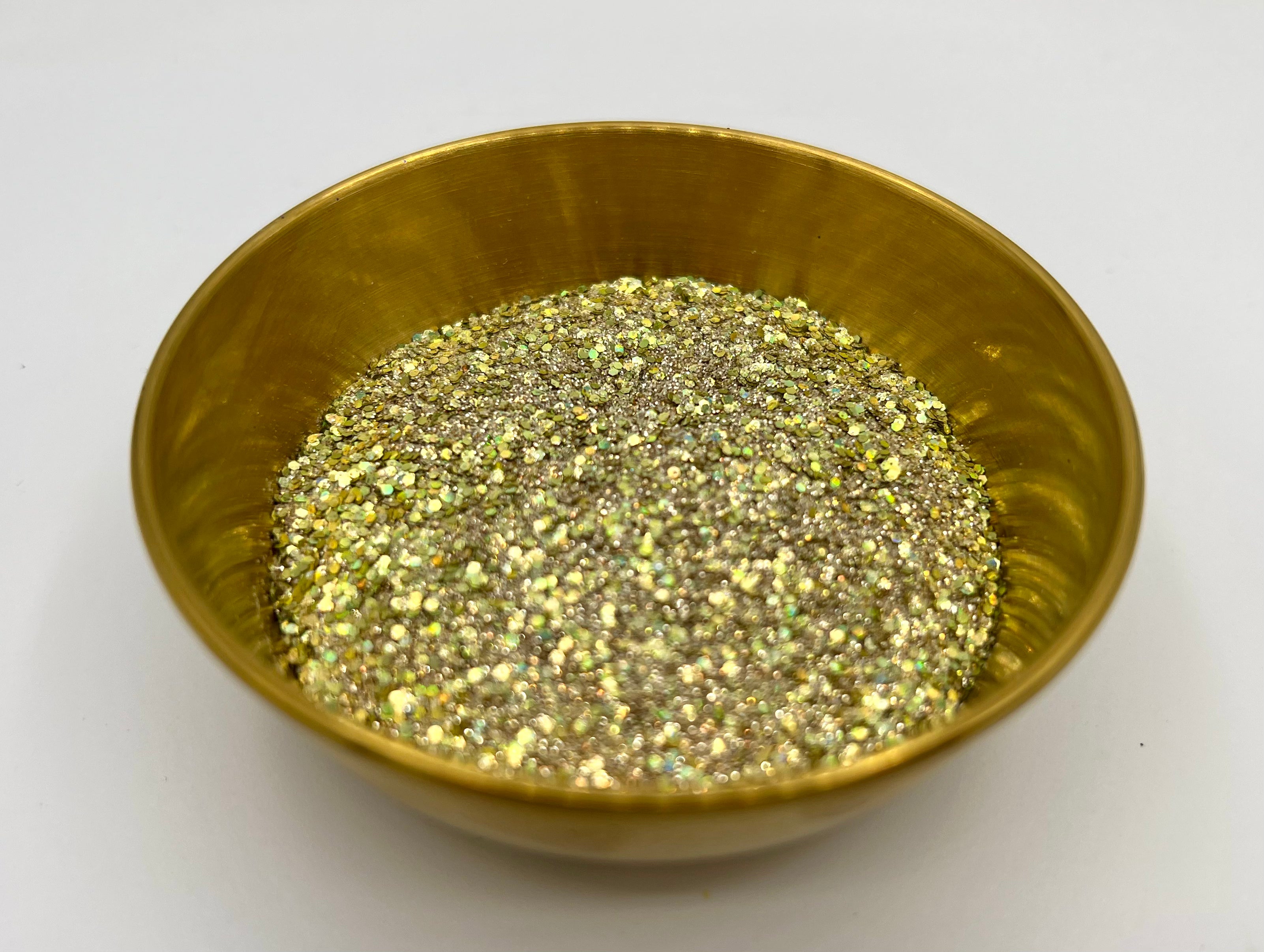 Who’s the Boss Gold Holographic Biodegradable Glitter Mix