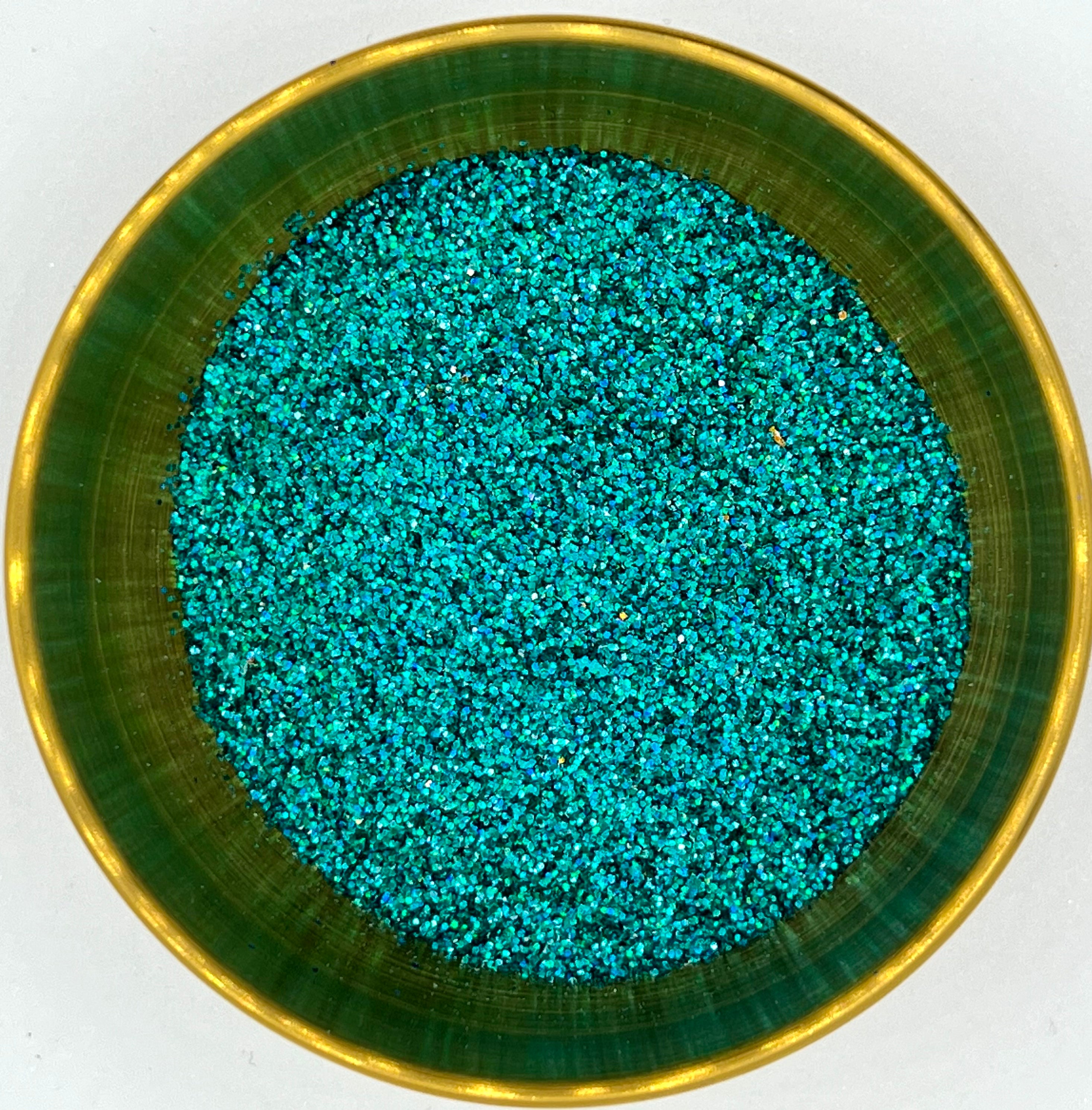 Contempo Casual Chunky Holographic Turquoise Biodegradable Glitter