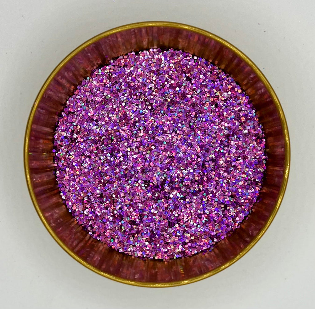 Angela’s Cat, Sprinkles Extra Chunky Rose Pink Holographic Biodegradable Glitter