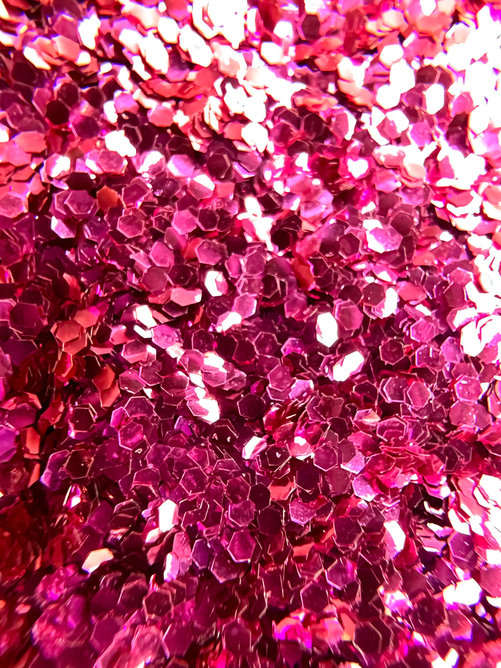 Andie's Dress Extra Chunky Pink Biodegradable Glitter