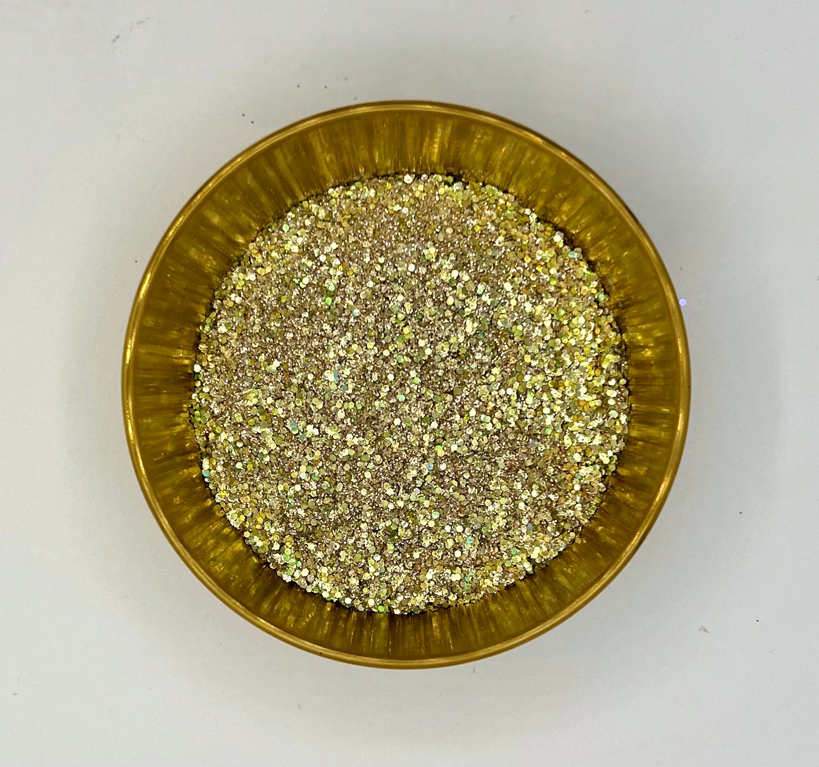 Who’s the Boss Gold Holographic Biodegradable Glitter Mix