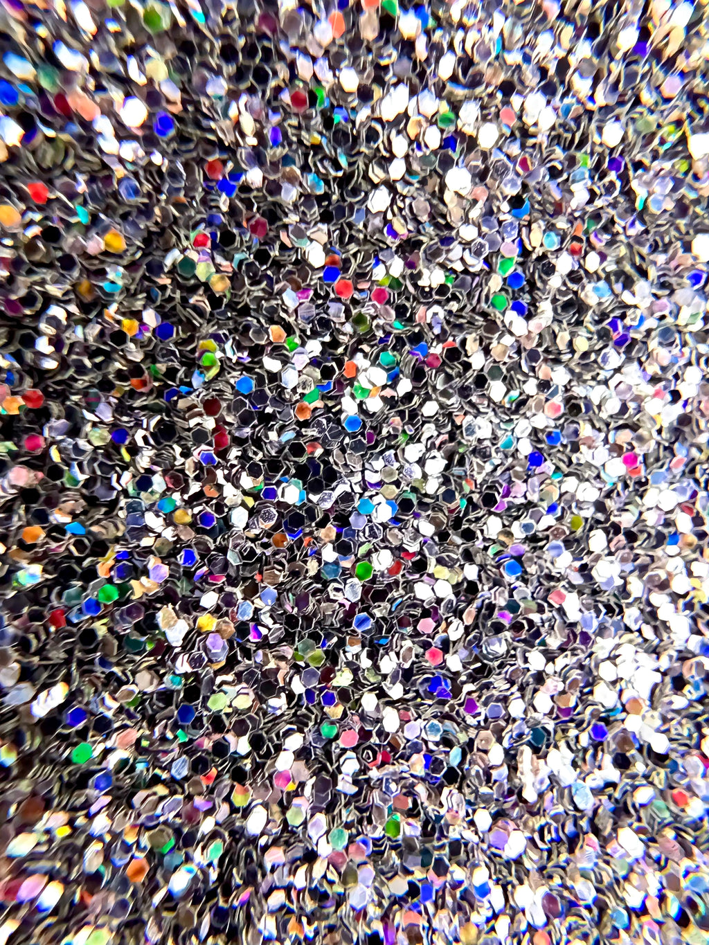 Running with the Night Chunky Black Holographic Biodegradable Glitter