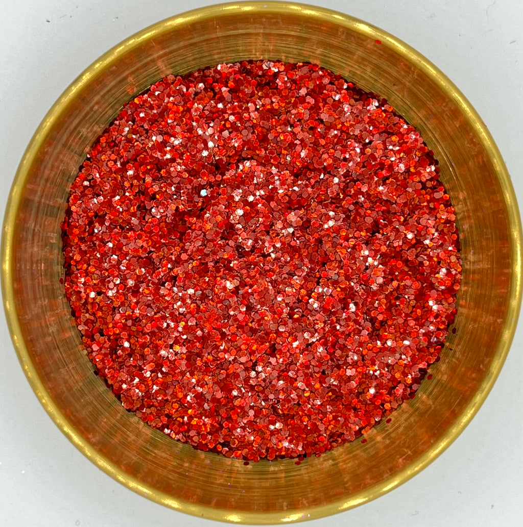 Ghostbuster Extra Chunky Red Holographic Biodegradable Glitter