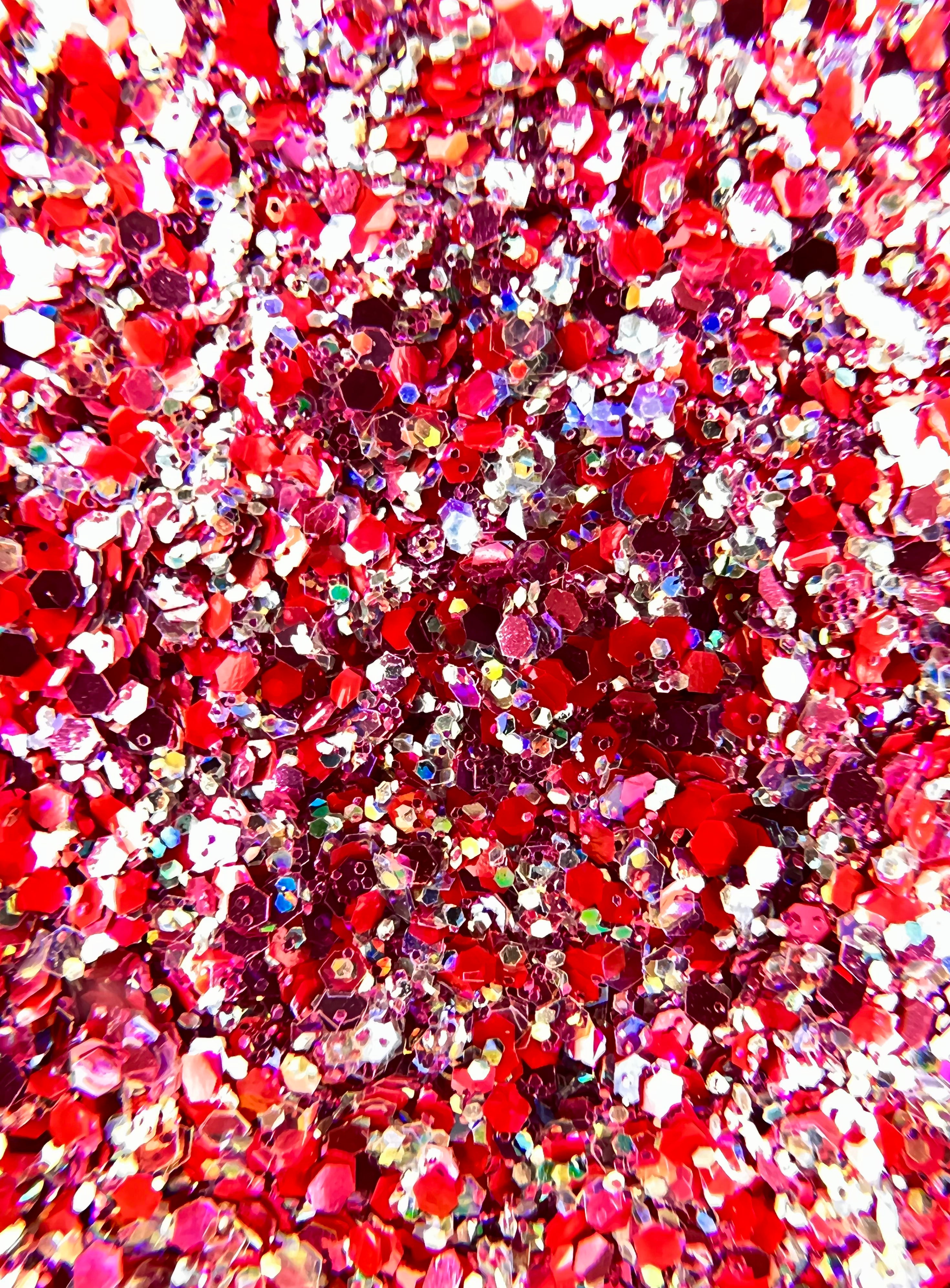 Lady in Red Biodegradable Glitter Mix