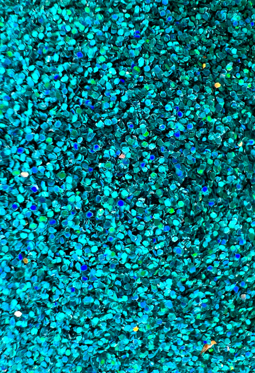 Contempo Casual Chunky Holographic Turquoise Biodegradable Glitter