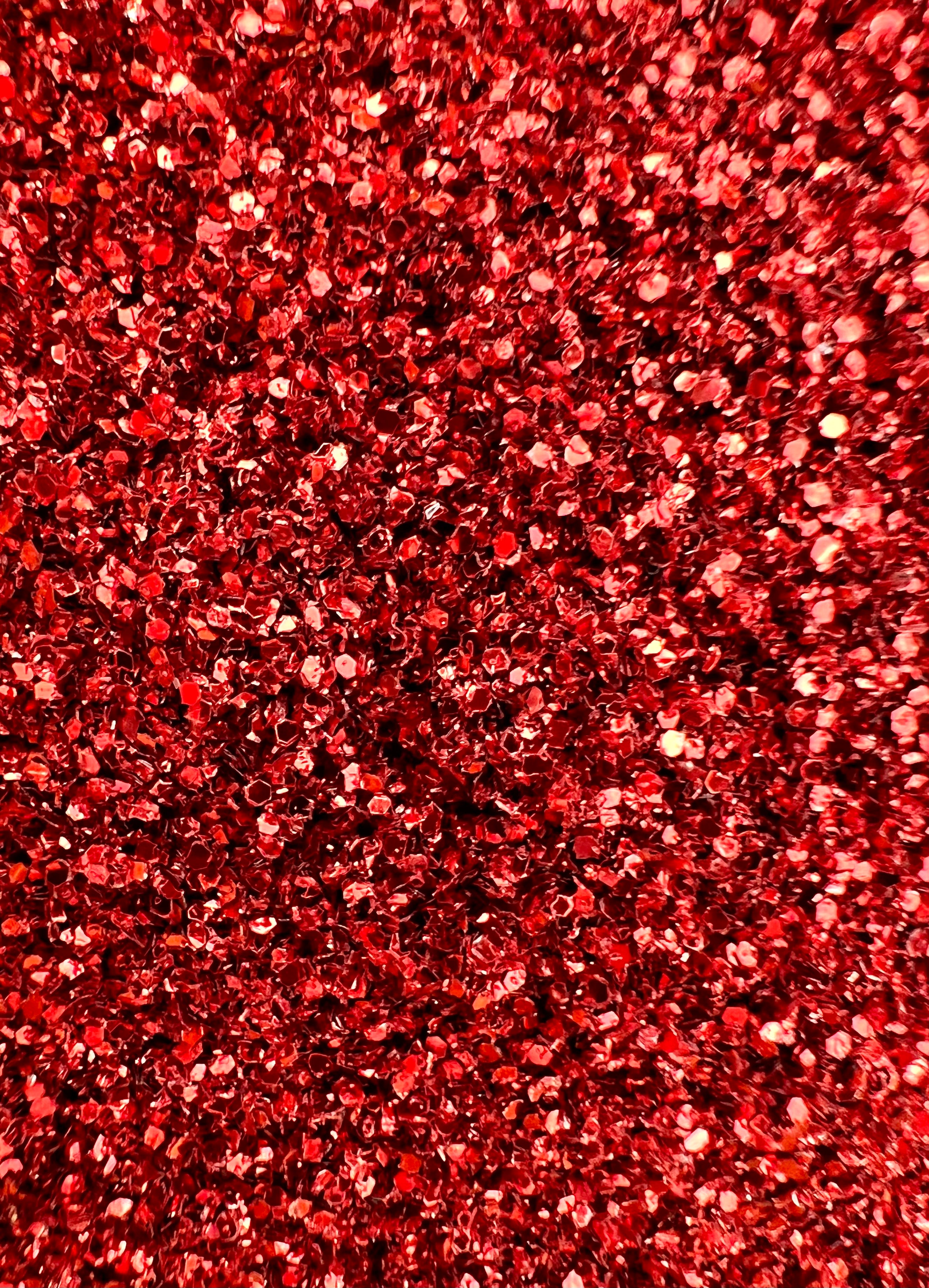 Safety Dance Chunky Red Biodegradable Glitter