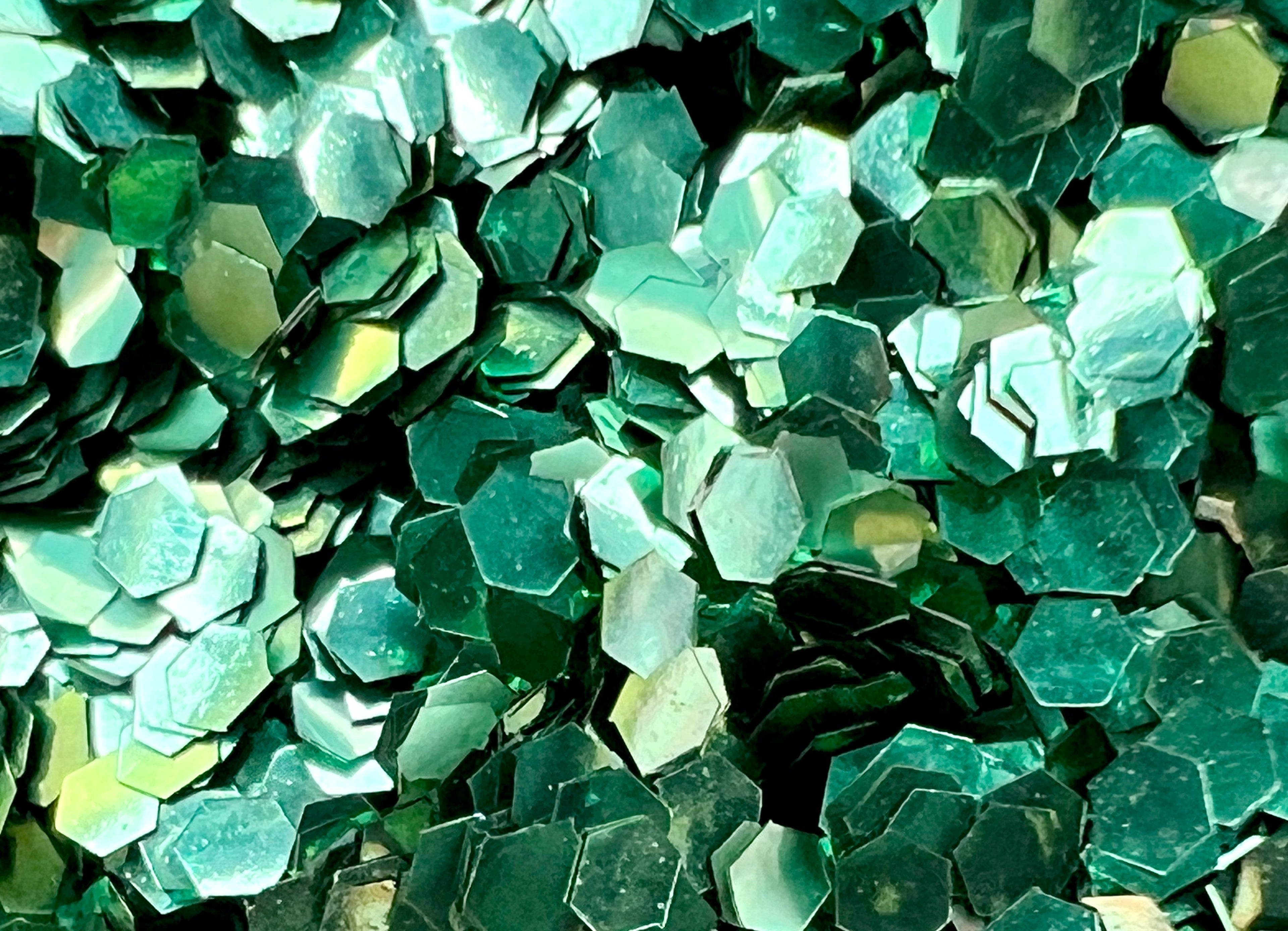 Green Shirt Extra Chunky Biodegradable Glitter